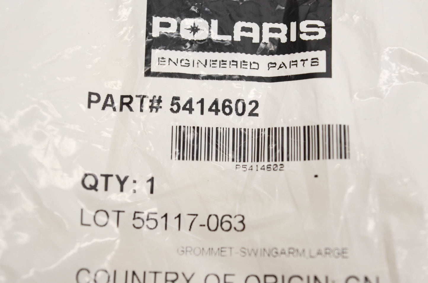 New OEM Polaris 5414602 Grommet Swing Arm Large NOS