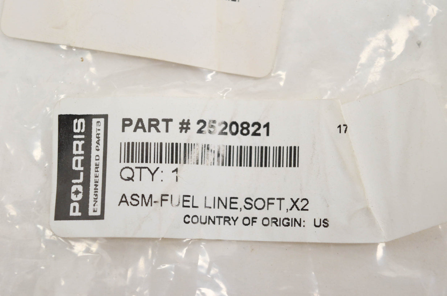 New OEM Polaris 2520821 ASM Fuel Line Soft X2 NOS