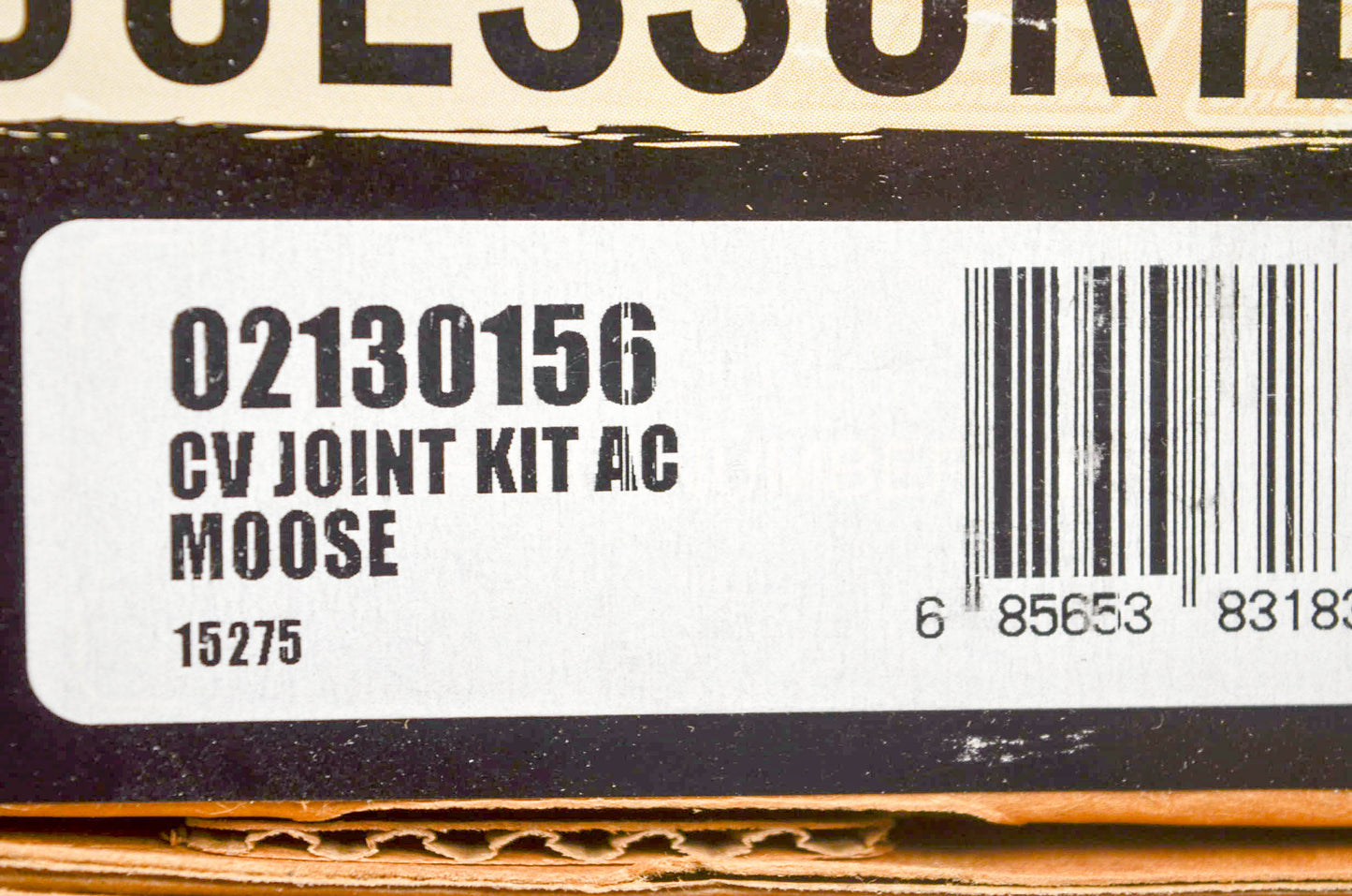 Moose Utility 02130156 CV Joint Kit AC NOS