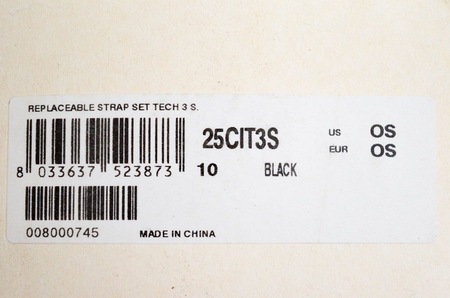 Alpinestars 25CIT3S, 482-5649 Tech-3S Strap Lock NOS