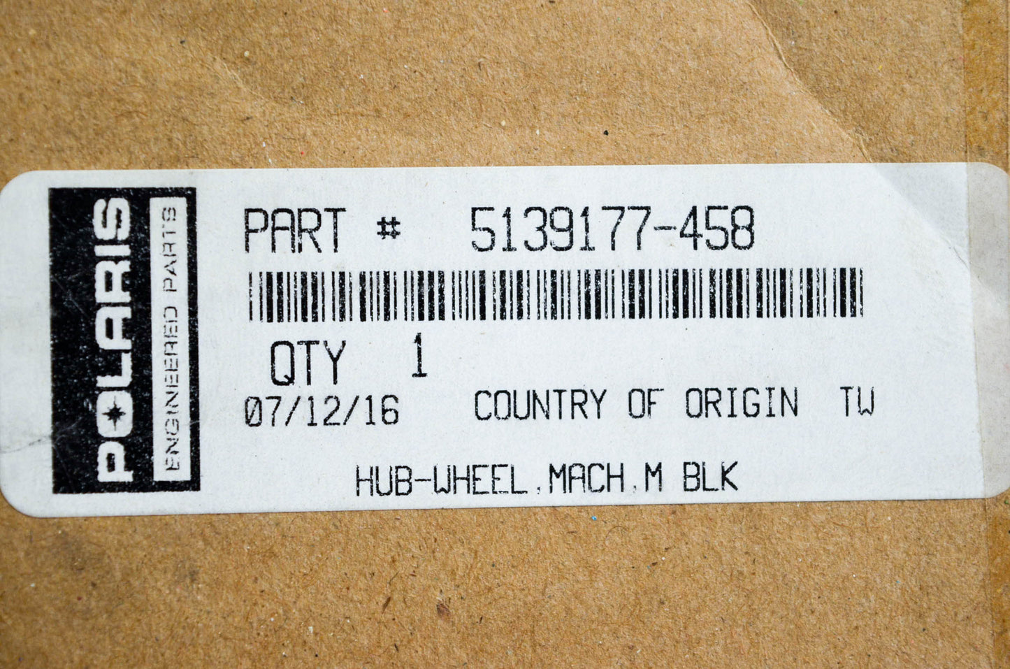 New OEM Polaris 5139094 Spindle Steering Knuckle Black NOS