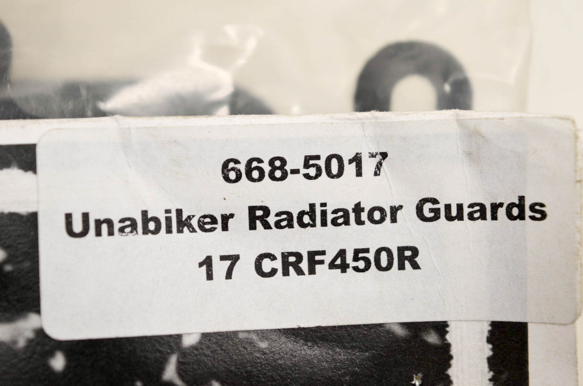 Unabiker 668-5017 Radiator Guard Black NOS
