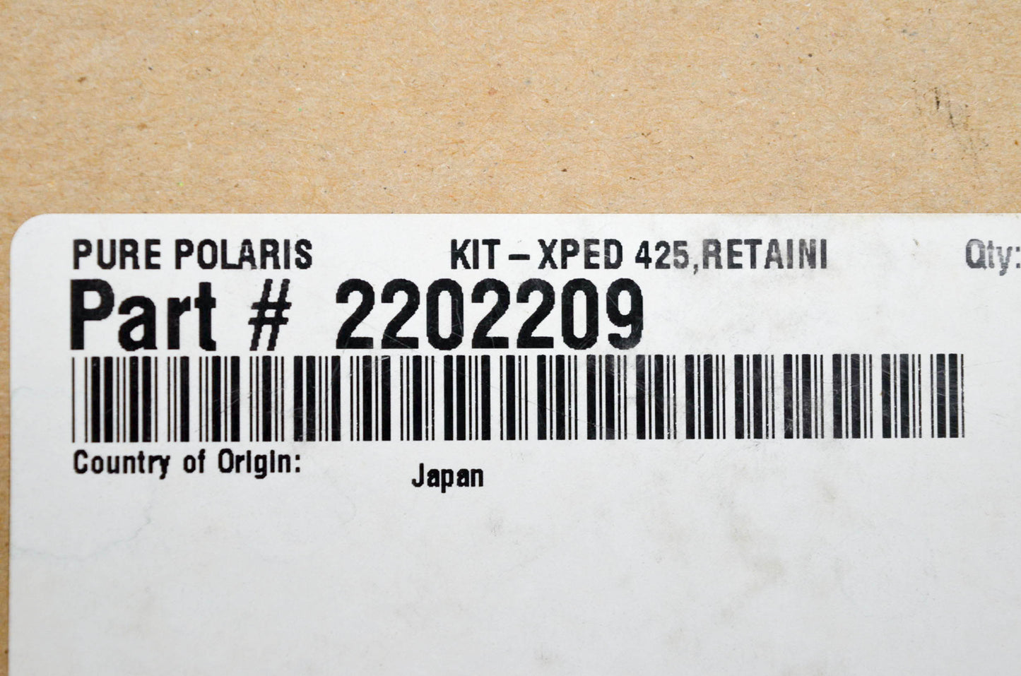 New OEM Polaris 2202209 Kit XPED 425 Retaining Plate Gasket NOS