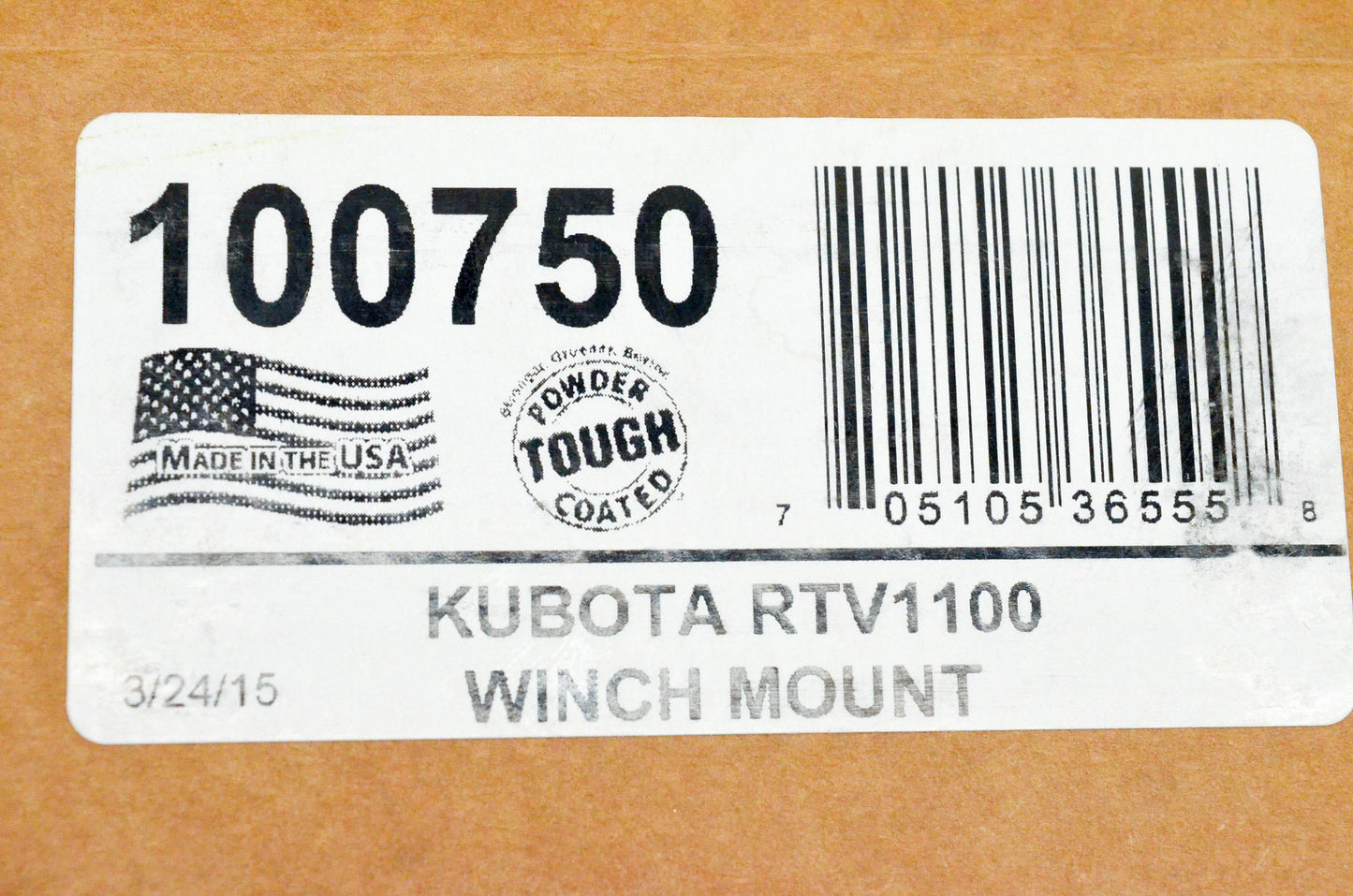 KFI 100750, 10-0750 Winch Mount Kit NOS
