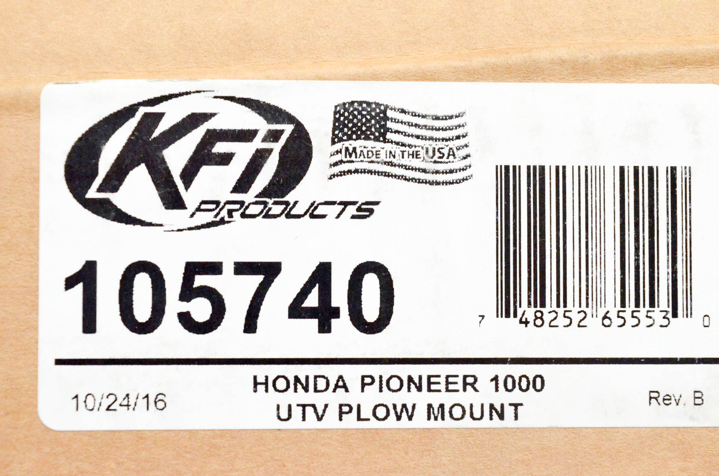 KFI 105740, 10-5740 Plow Mount Kit NOS