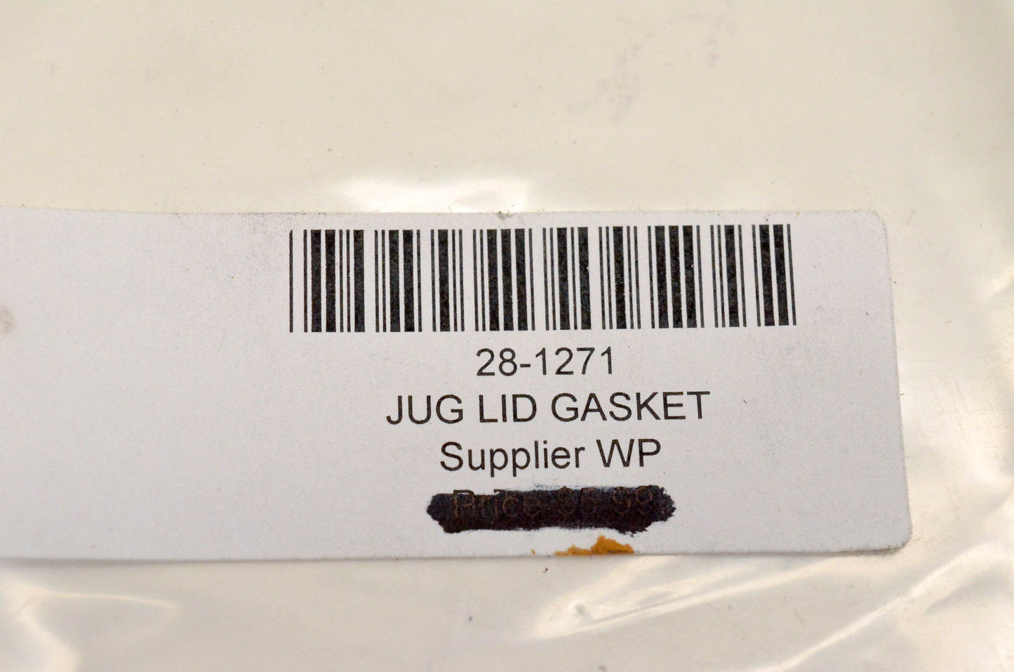 WPS 28-1271 Jug Lid Gasket NOS
