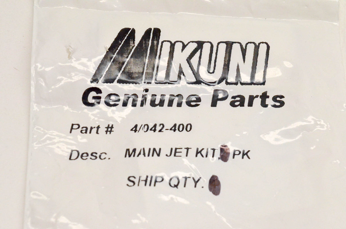 Mikuni 4/042-400, 134-8400 Main Jet NOS