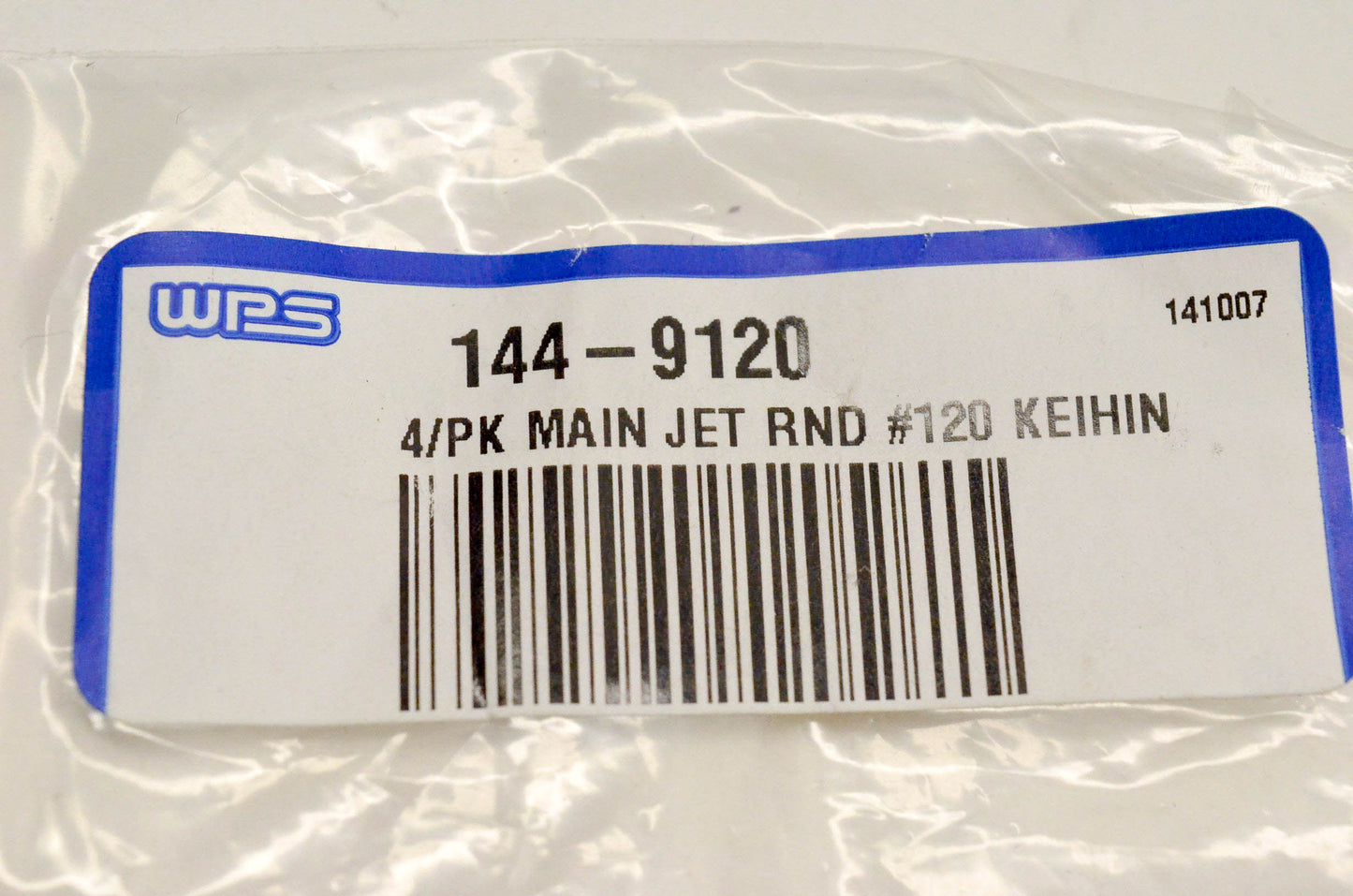 Keihin 144-9120 Main Jet Round #120 Qty 4 NOS