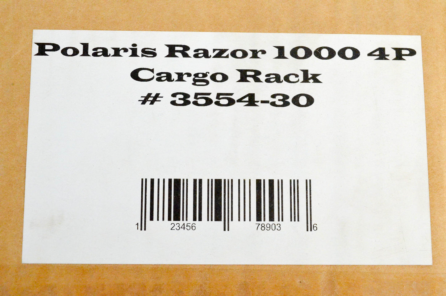 RBO 3554-30 Cargo Rack Polaris RZR 1000 XP4 NOS