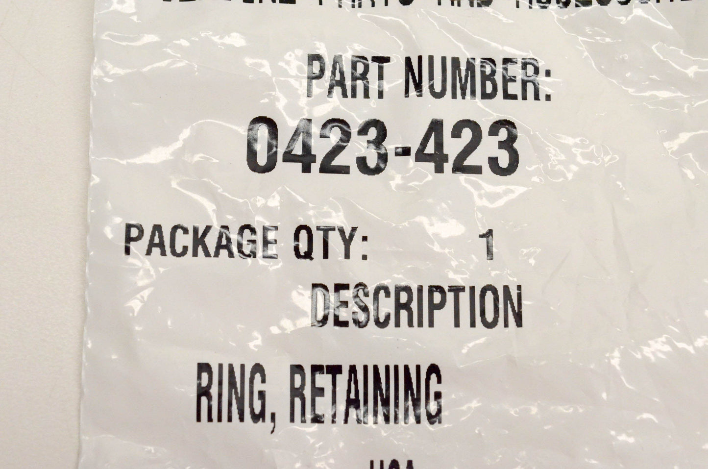 New OEM Arctic Cat 0423-423 Retaining Ring NOS