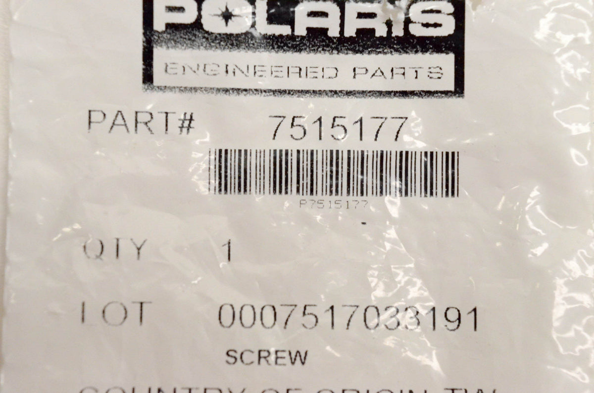 New OEM Polaris 7515177 Screw NOS