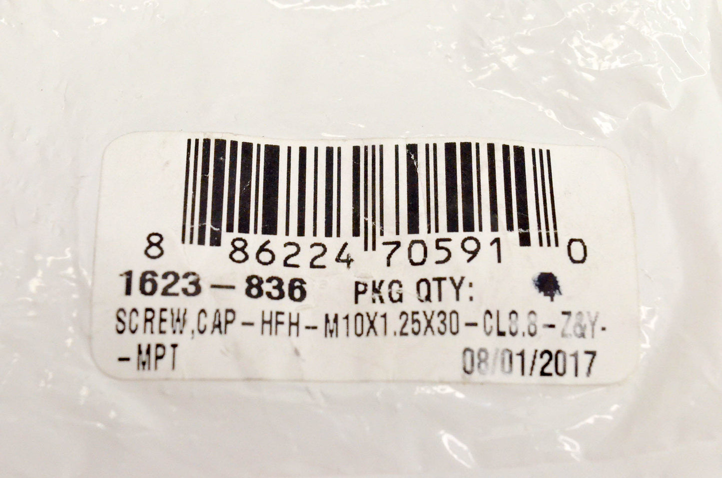 New OEM Arctic Cat 1623-836 Screw Cap HFH M10x1.25x30 CL8.8 Z&Y MPT NOS