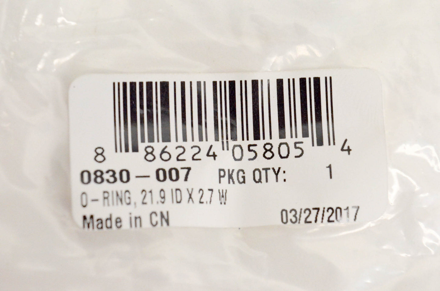 New OEM Arctic Cat 0830-007 O Ring 21.9 ID x 2.7 W NOS QTY 2