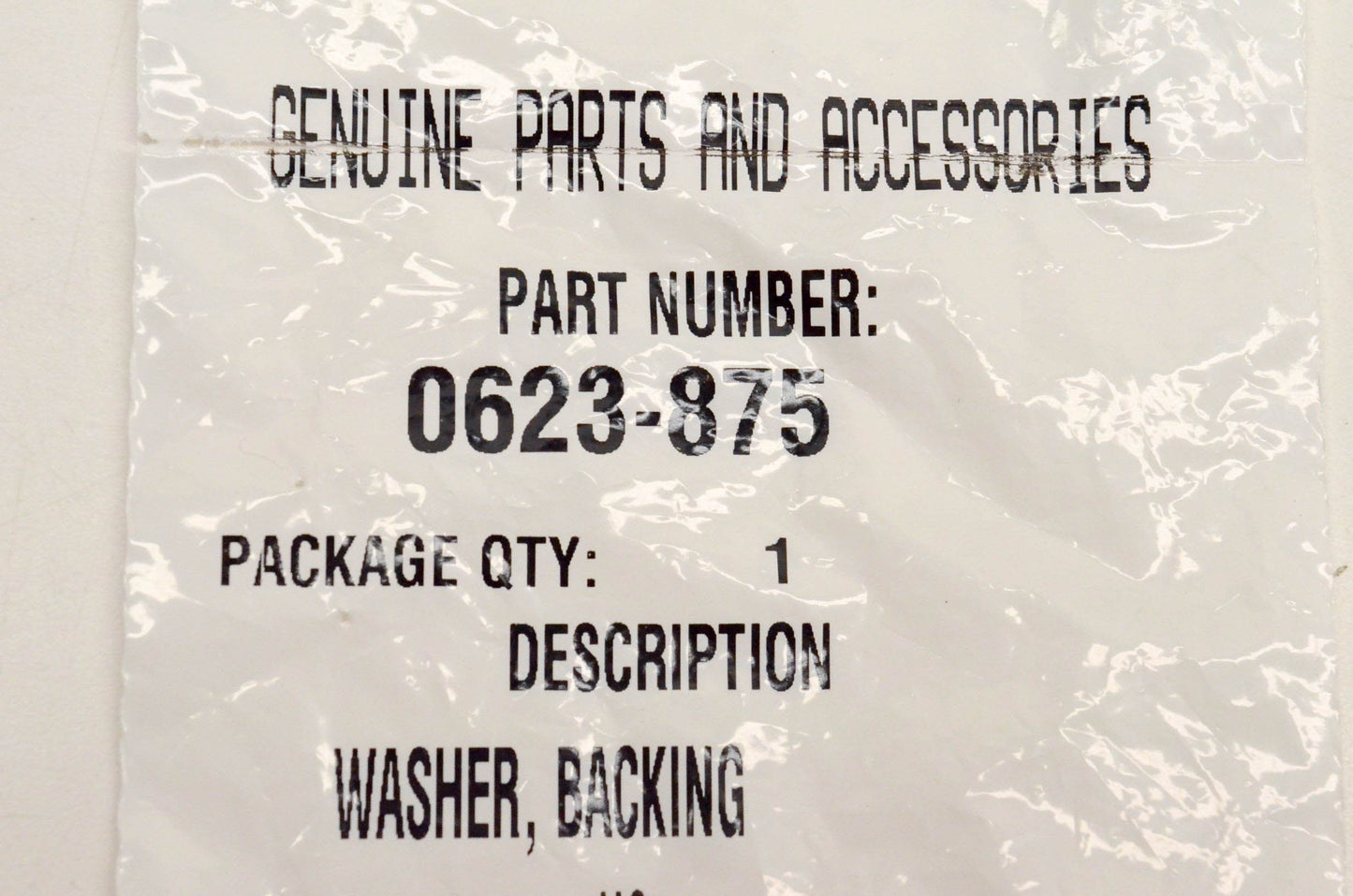 New OEM Arctic Cat 0623-875 Washer Backing NOS
