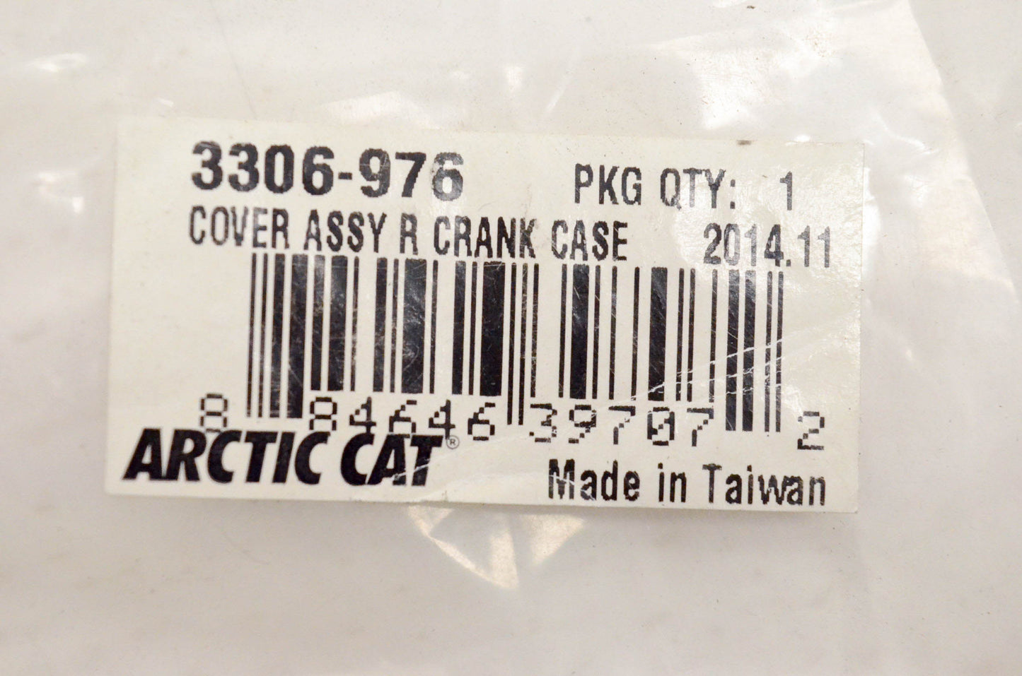 New OEM Arctic Cat 3306-976 Cover Assembly R Crank Case NOS