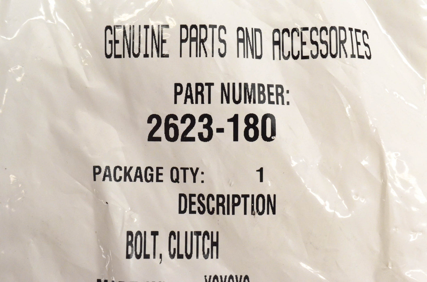 New OEM Arctic Cat 2623-180 Clutch Bolt NOS