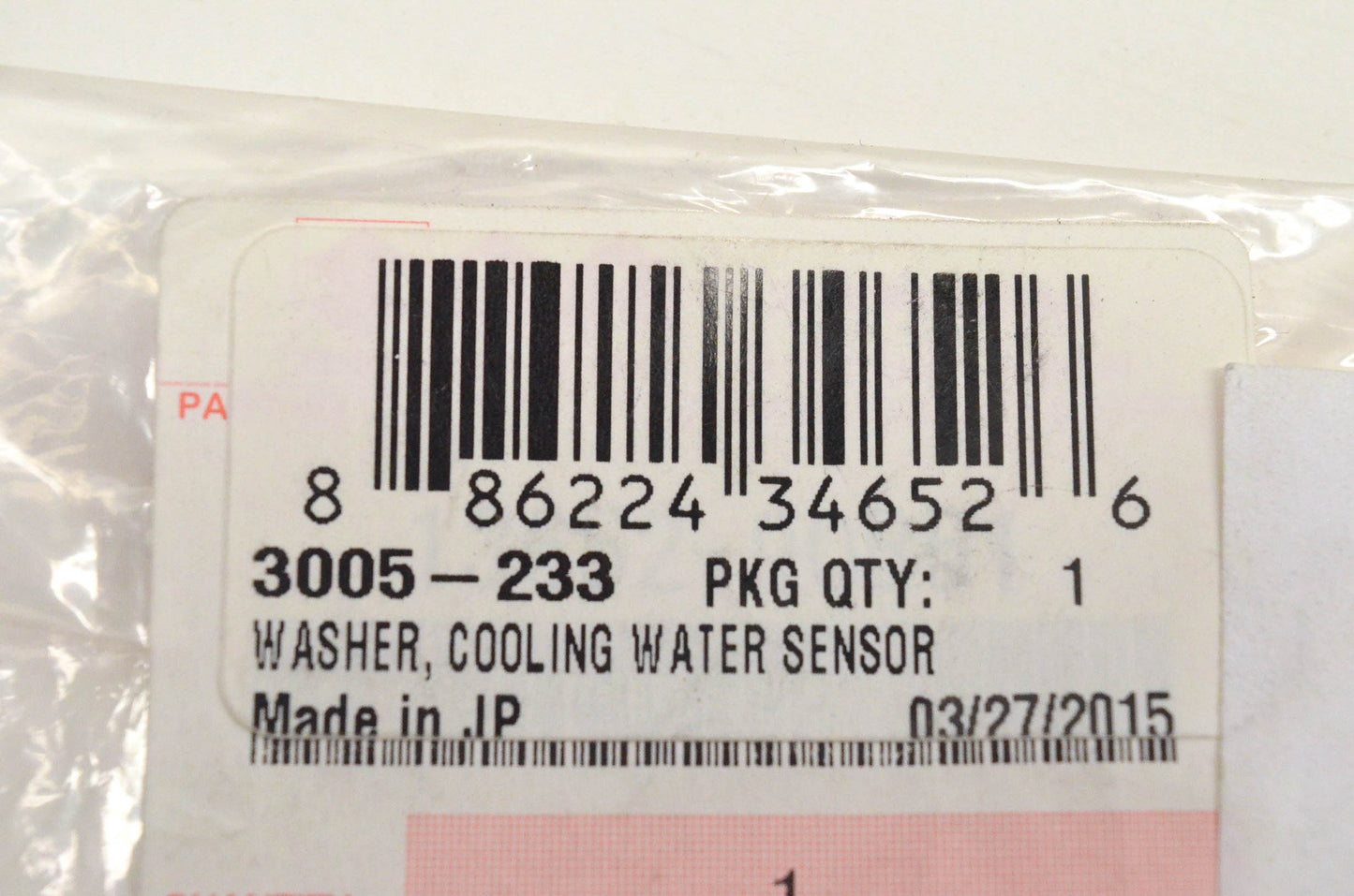 New OEM Arctic Cat 3005-233 Cooling Water Sensor Washer NOS