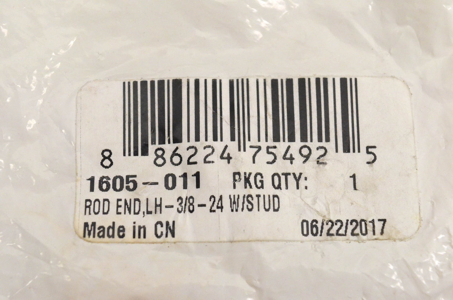 New OEM Arctic Cat 1605-011 Rod End Left - 3/8-24 W/Stud NOS