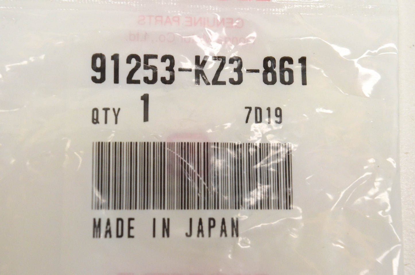 New OEM Honda 91253-KZ3-861 Dust Seal NOS