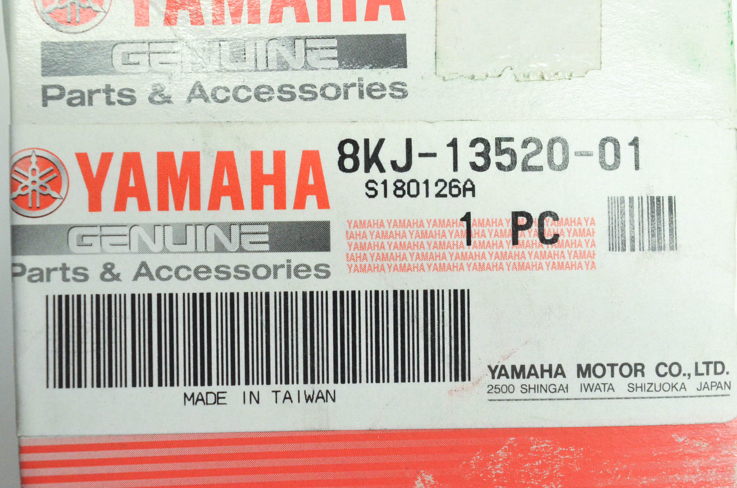 New OEM Yamaha 8KJ-13520-01-00 Valve Assembly NOS