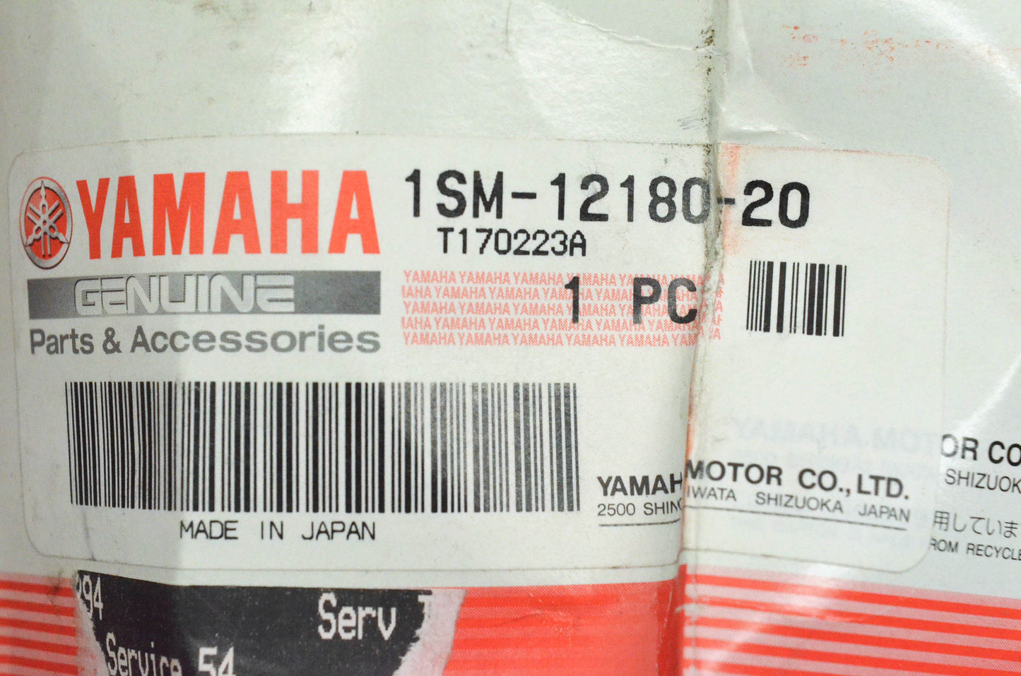 New OEM Yamaha 1SM-12180-20-00 Camshaft Assembly NOS