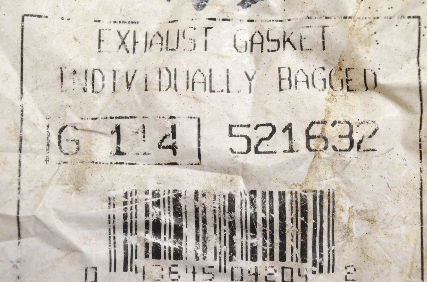 Aftermarket 521632, 2884909 G114 Exhaust Gasket NOS