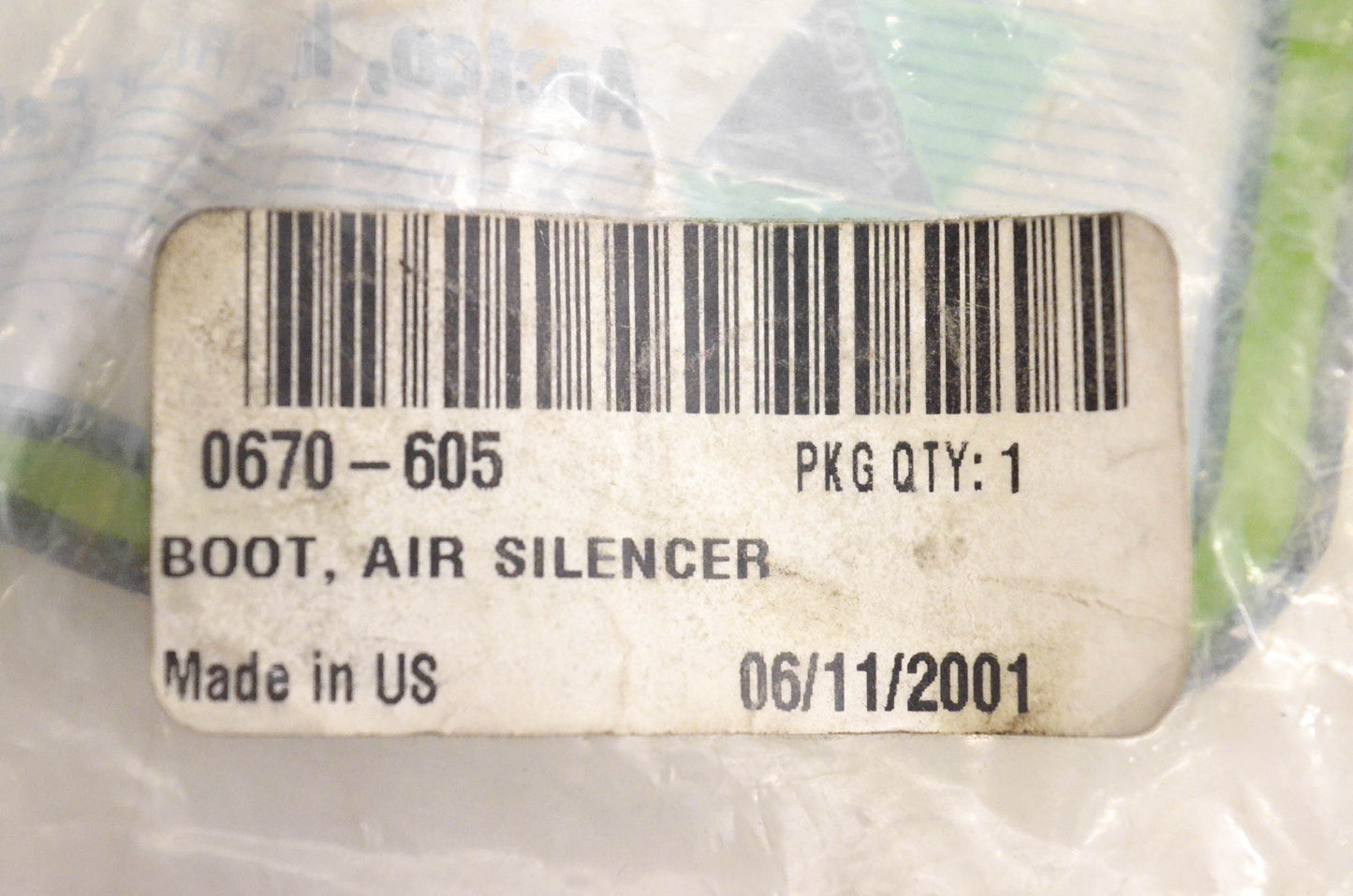 New OEM Arctic Cat 0670-605 Air Silencer Boot NOS