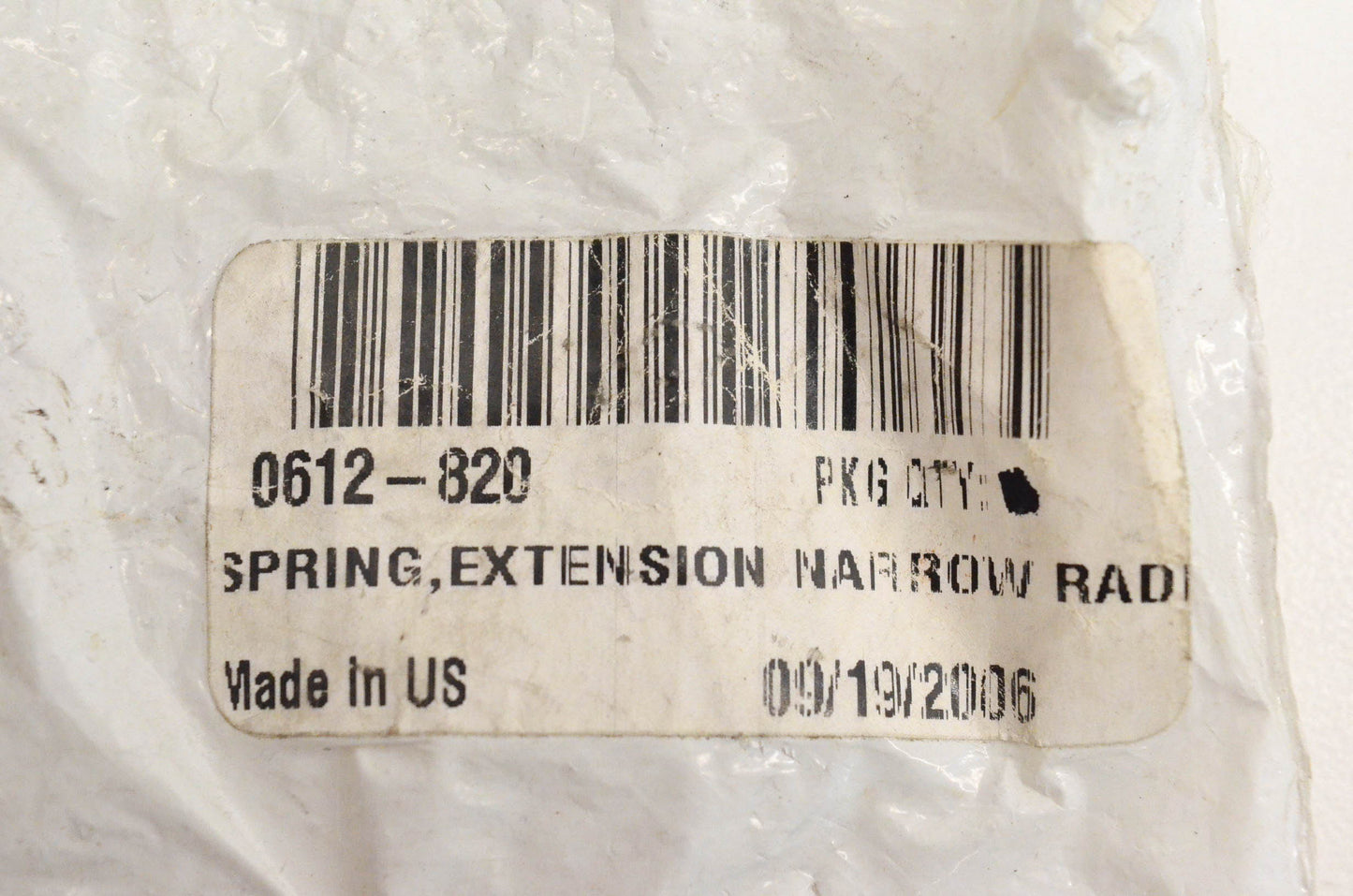 New OEM Arctic Cat 0612-820 Extension Narrow Radius Spring NOS