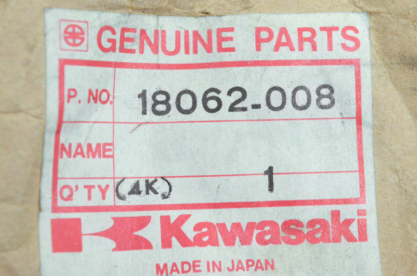New OEM Kawasaki 18062-008 Exhaust Pipe Holder NOS