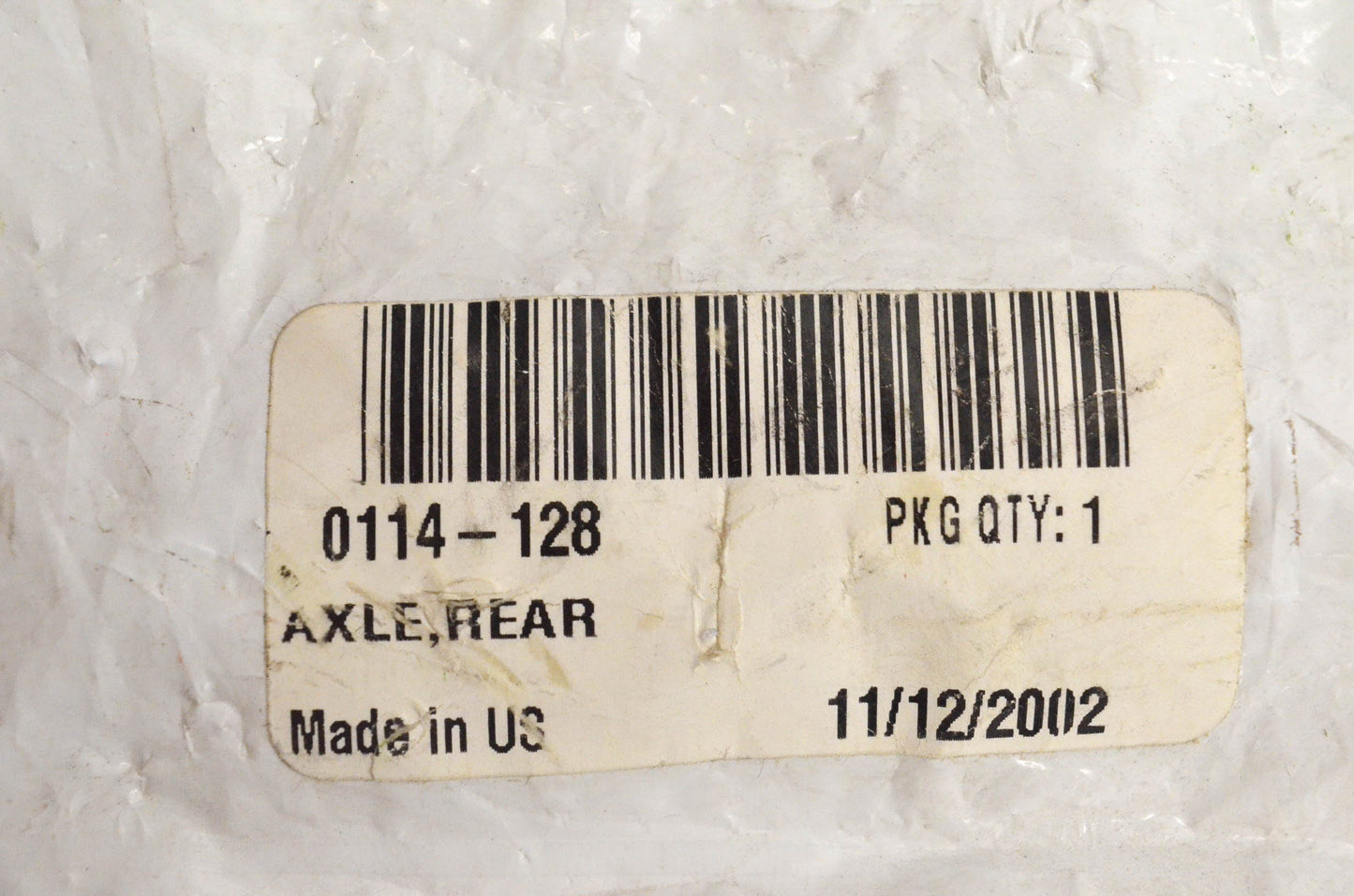 New OEM Arctic Cat 0114-128 Rear Axle NOS