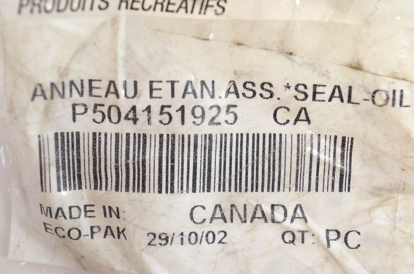 Bombardier 504151925 Oil Seal