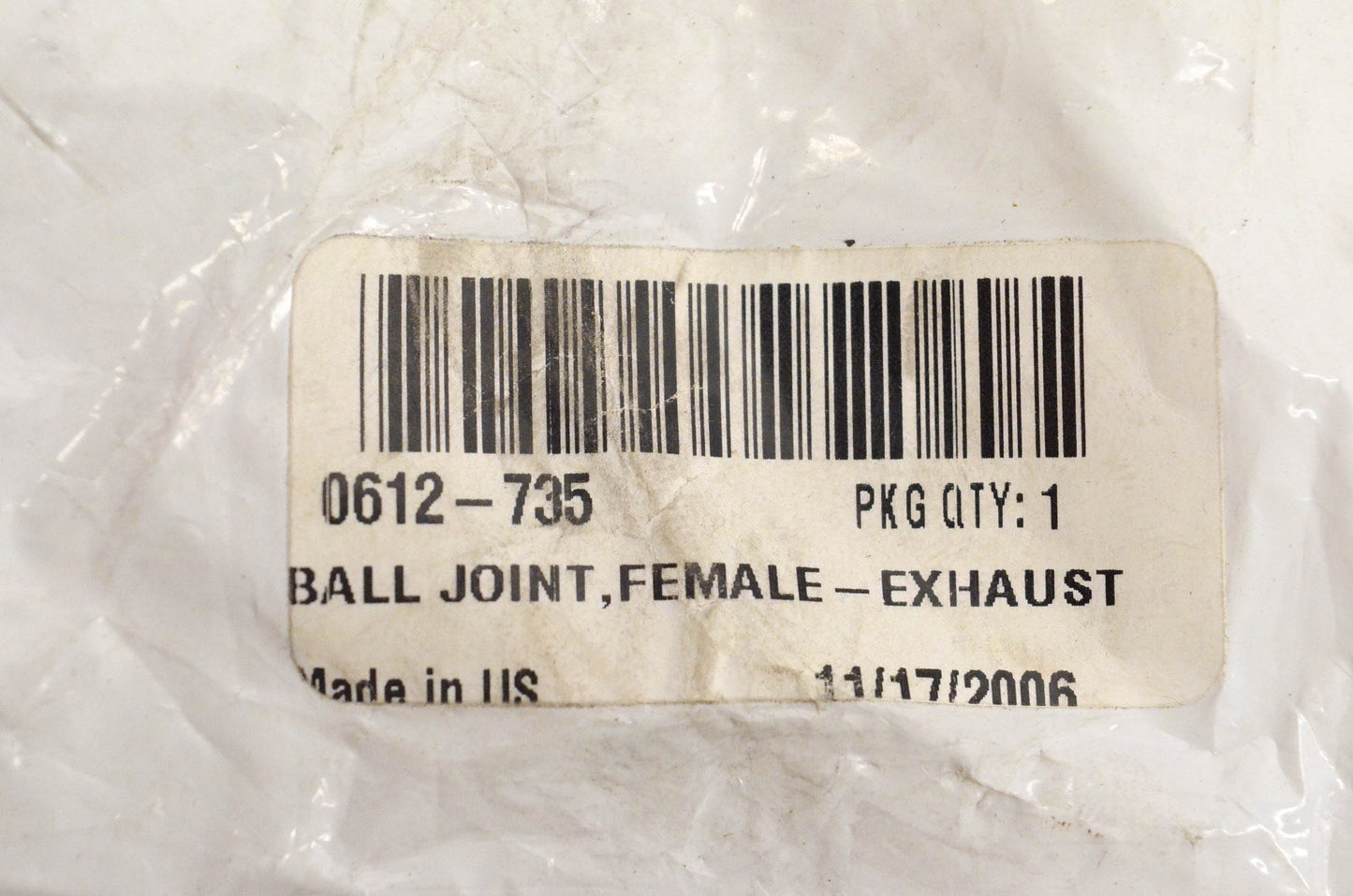 New OEM Arctic Cat 0612-735 Ball Joint Female Exhaust NOS