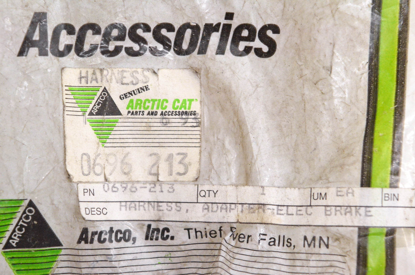 New OEM Arctic Cat 0696-213 Adapter Electric Brake Harness NOS