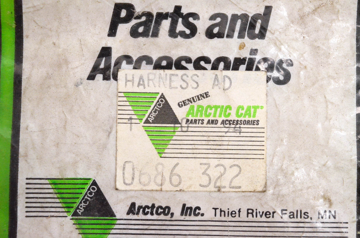New OEM Arctic Cat 0686-322 Electric Start Adapter Harness NOS