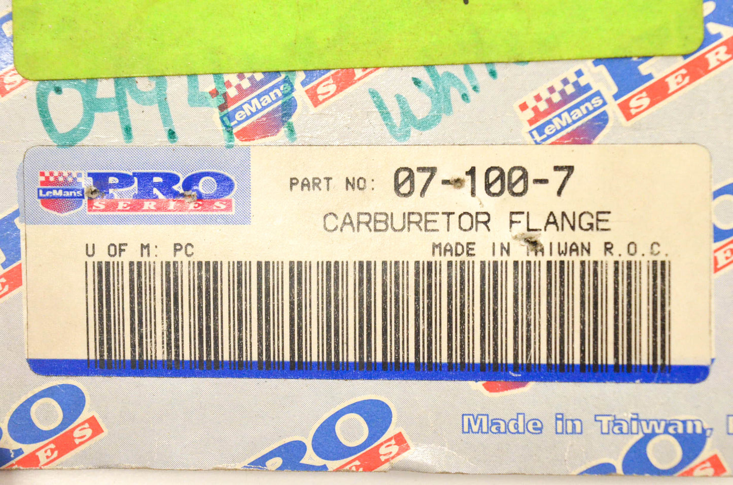 Lemans 07-100-7 Carburetor Flange NOS