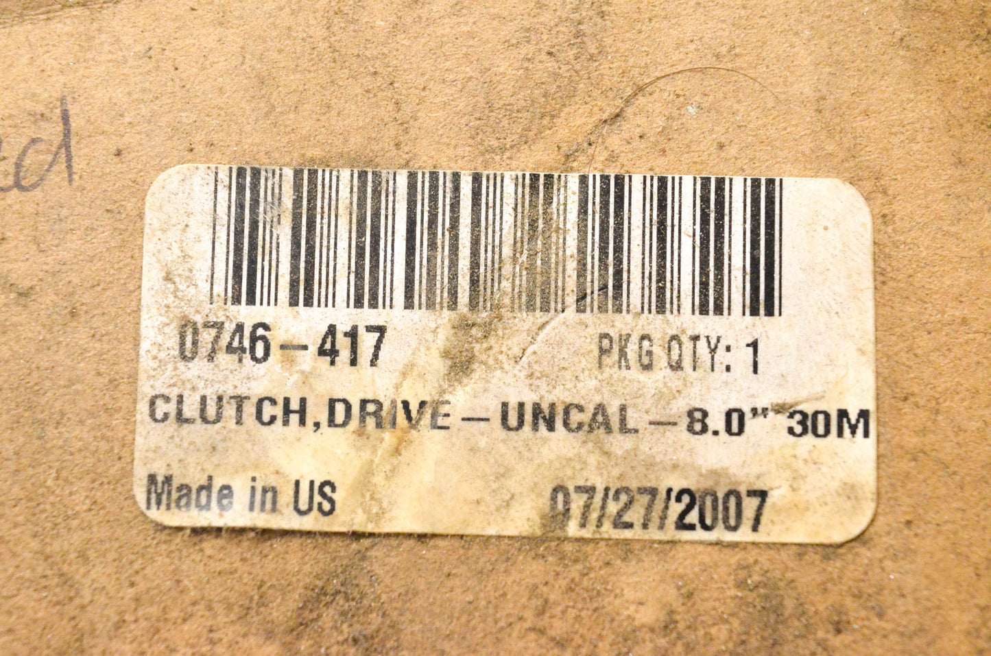 OEM Arctic Cat 0746-417 Drive Clutch For Parts Or Not Working Uncal 8.0" 30mm