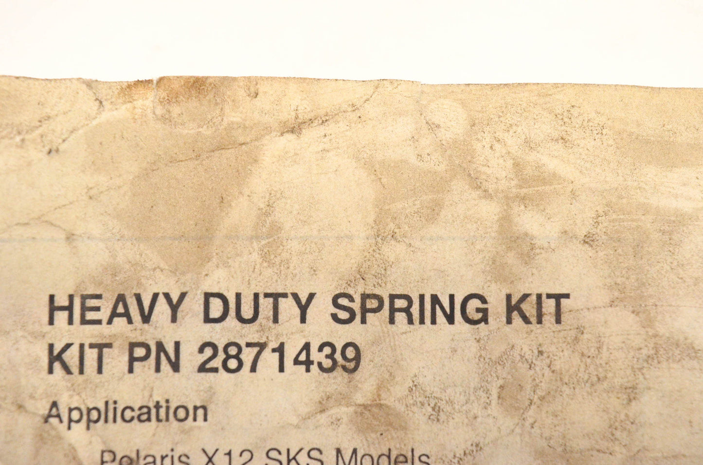 New OEM Polaris 2871439 Heavy Duty Spring Kit NOS