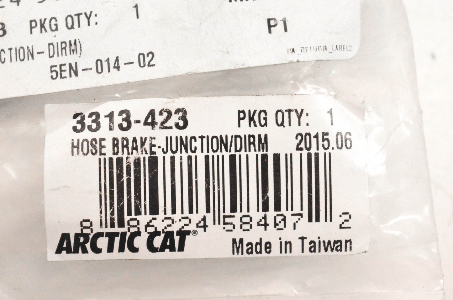 New OEM Arctic Cat 3313-423 Brake Junction Hose NOS