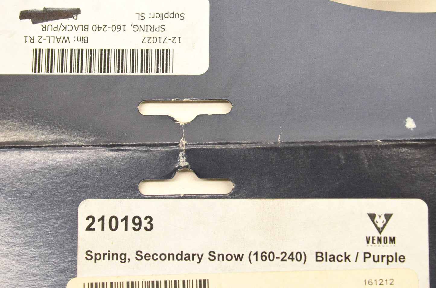 Venom 210193, 12-71027 Secondary Spring NOS