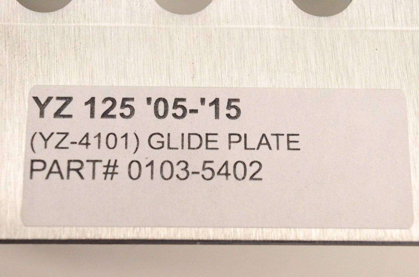 Devol 0103-5402, 60-6413, YZ-4101 Glide Plate NOS