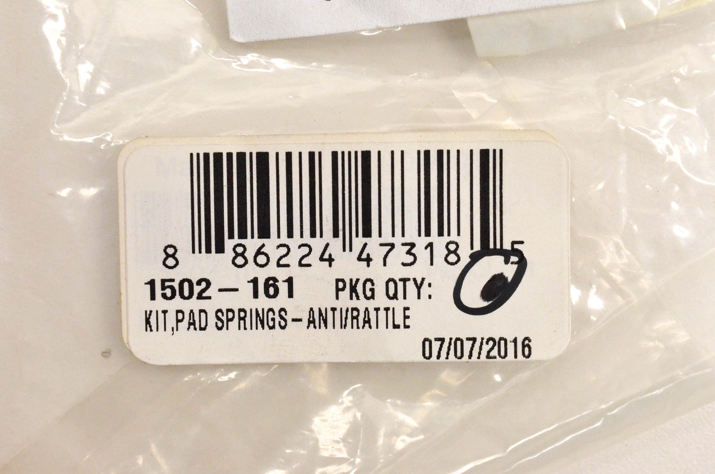New OEM Arctic Cat 1502-161 Anti Rattle Pad Springs Kit NOS