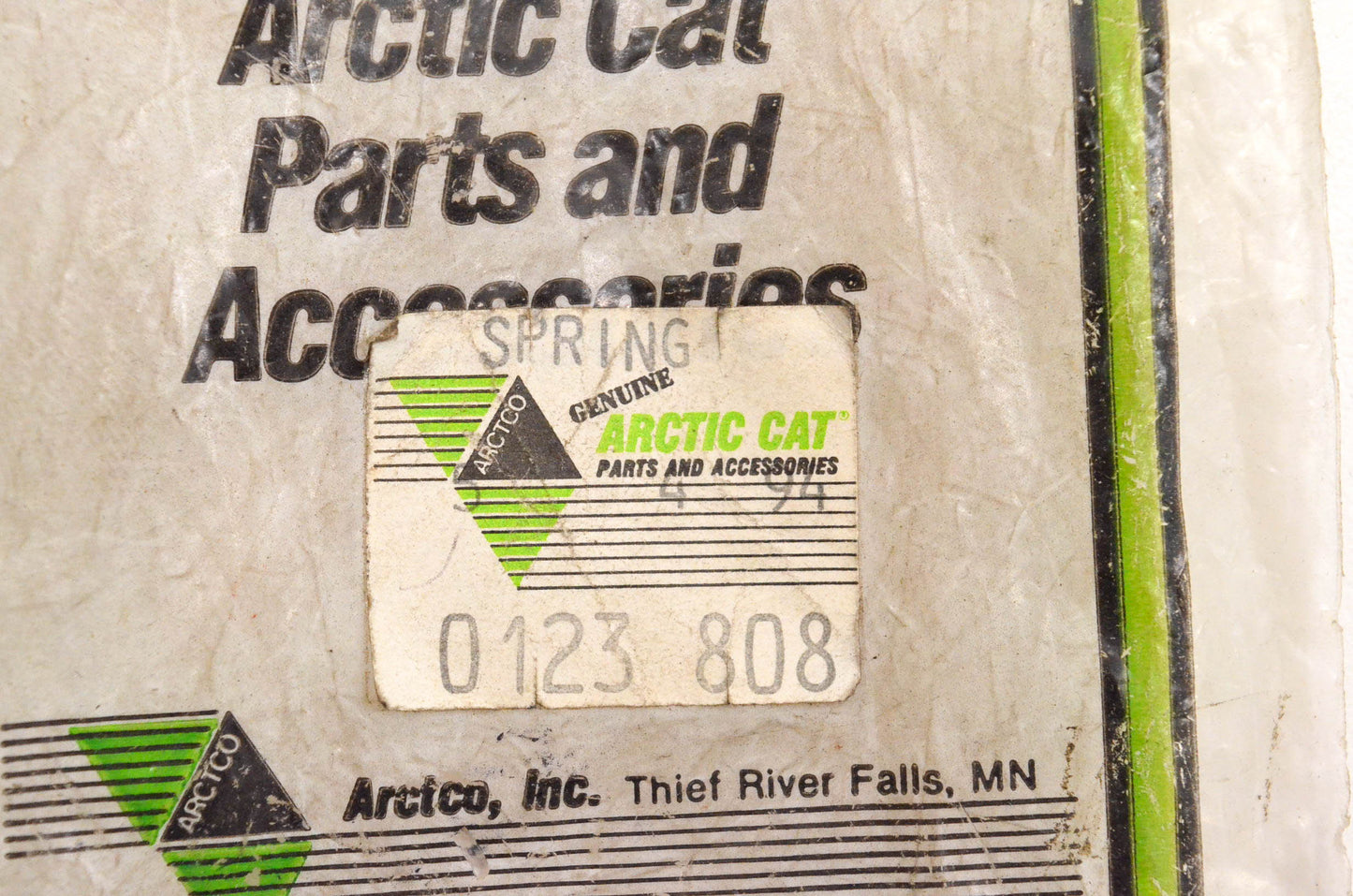 New OEM Arctic Cat 0123-808 Retainer Spring NOS