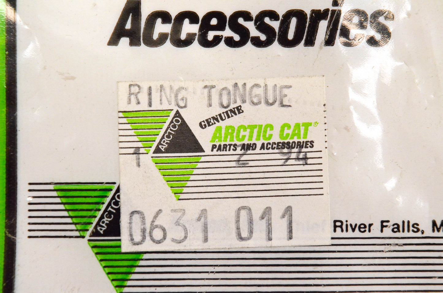 New OEM Arctic Cat 0631-011 Ring Tongue QTY 2 NOS