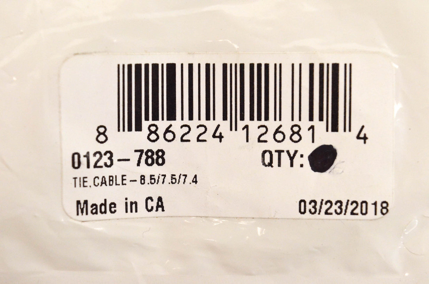 New OEM Arctic Cat 0123-788 Cable Tie 8.5/7.5/7.4 NOS