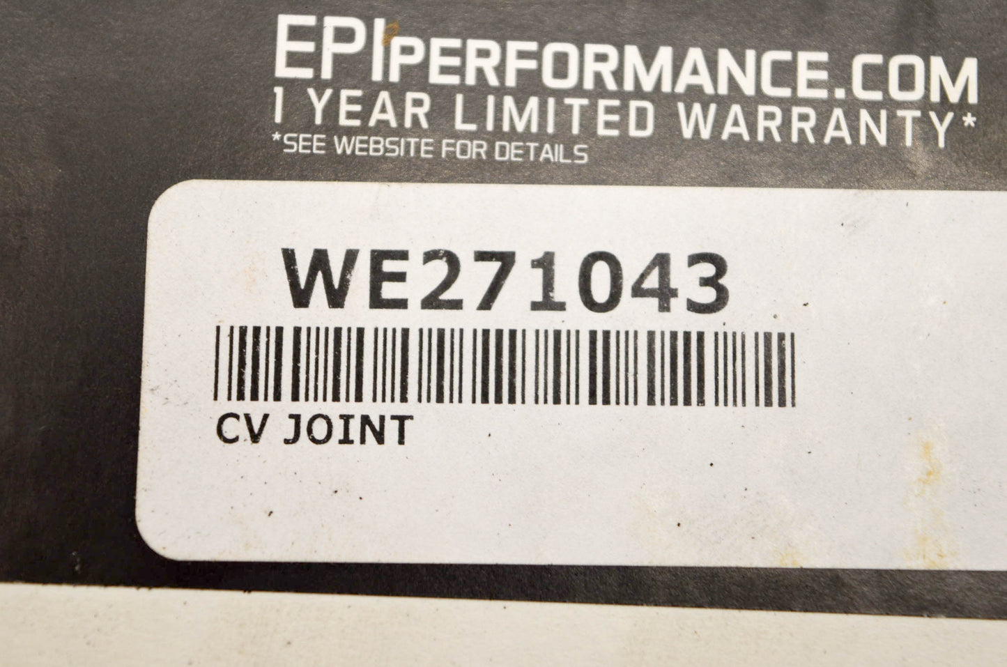 EPI WE271043 CV Joint Kit NOS