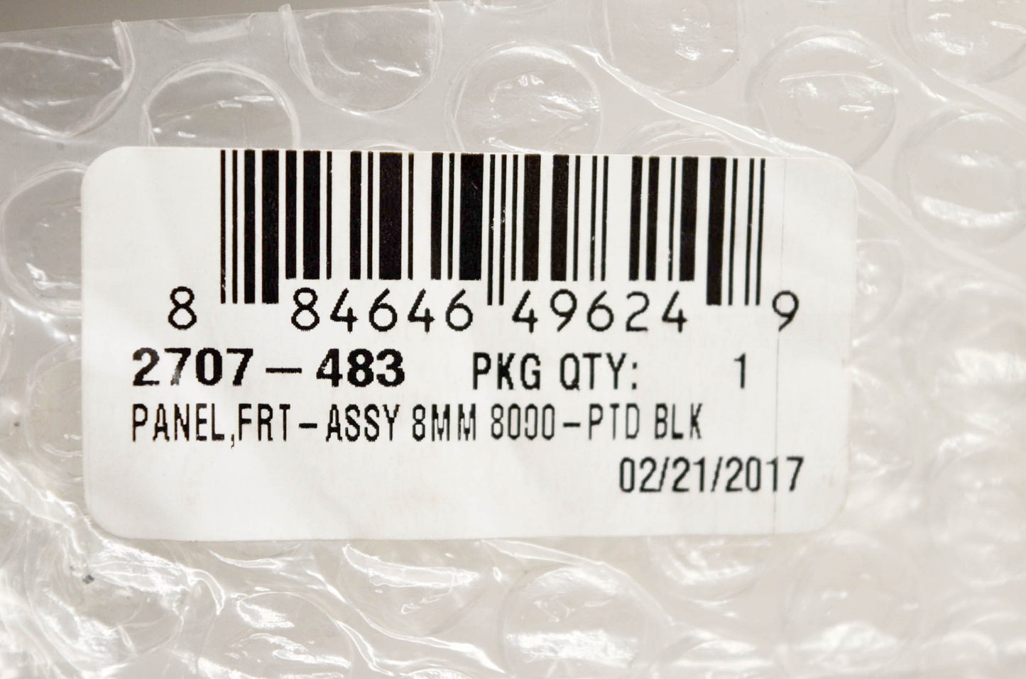 New OEM Arctic Cat 2707-483 Panel Front Assembly 8mm 8000 PTD NOS