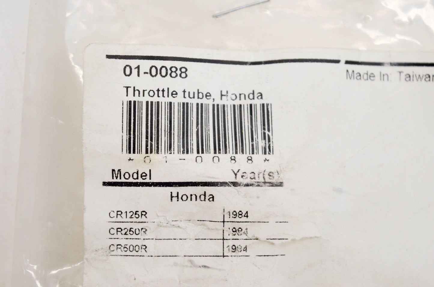 Motion Pro 01-0088, 70-8088 Throttle Tube Sleeve NOS