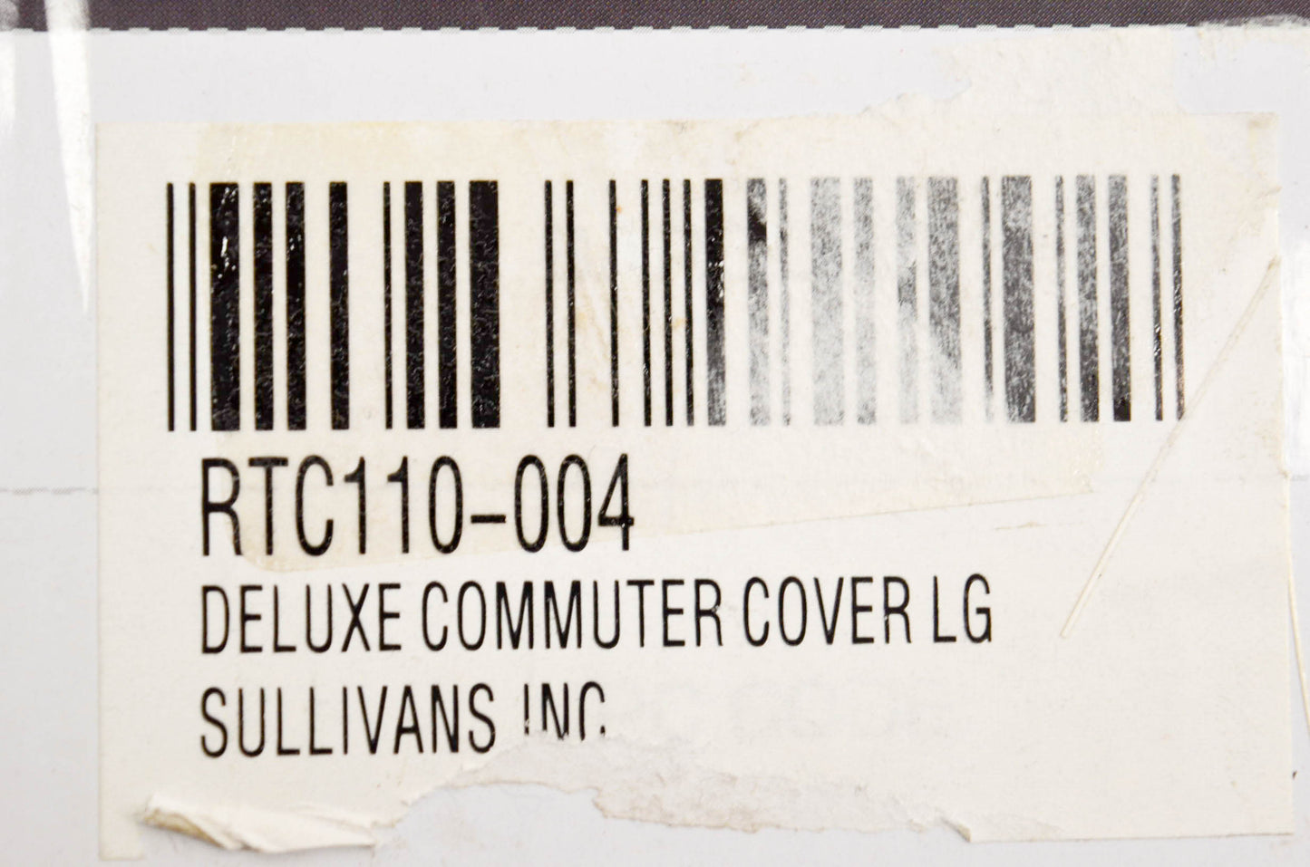 Rapid Transit RTC110-004 Deluxe Commuter Cover NOS