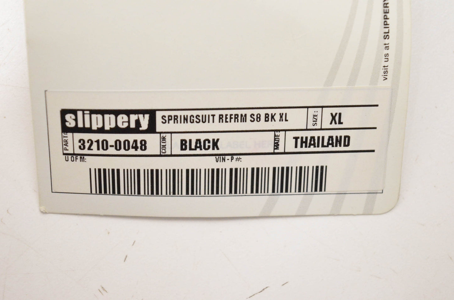 Slippery 3210-0048 Black Grey Reform Springsuit XL NOS