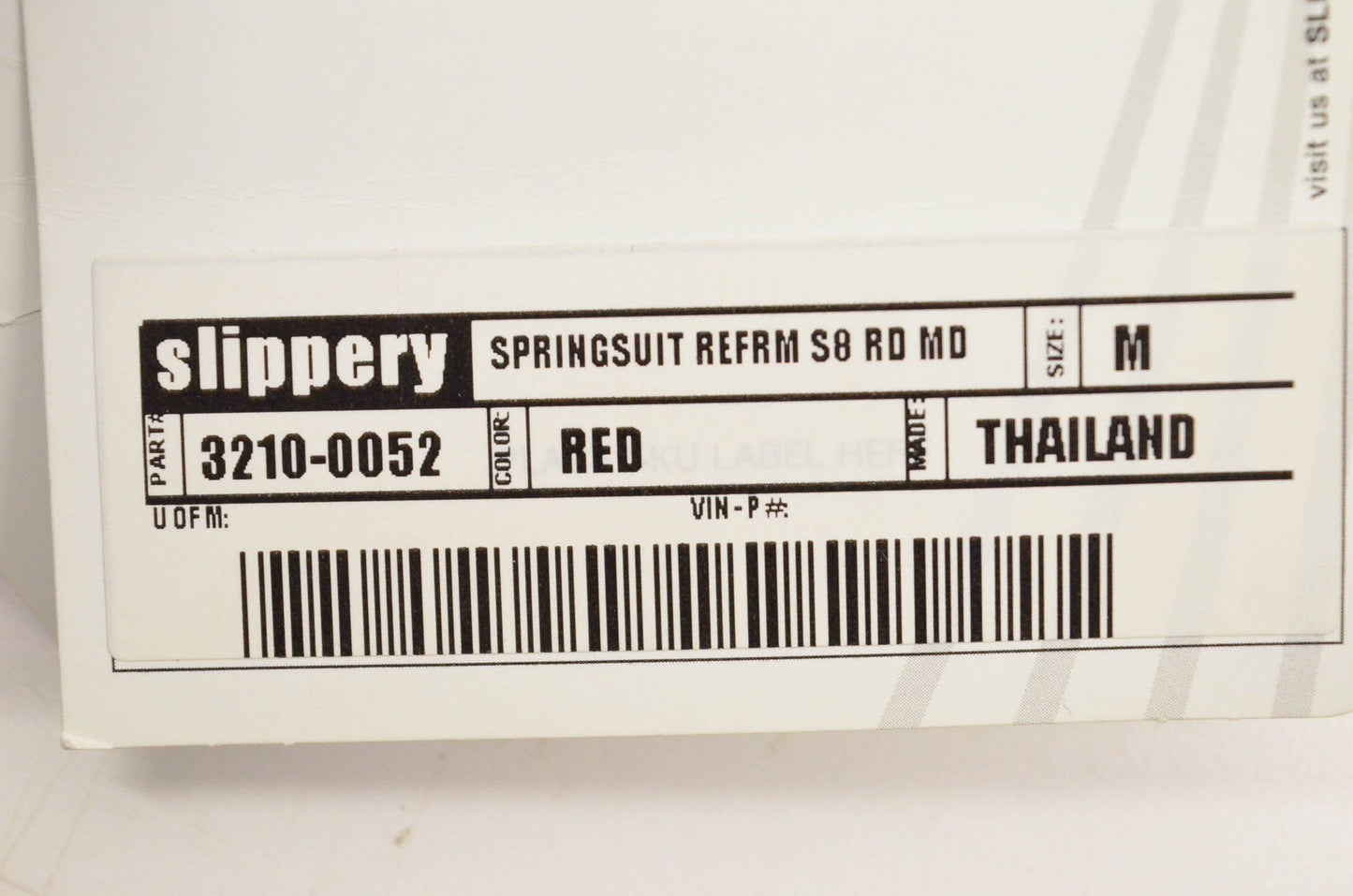 Slippery 3210-0052 Red Medium Reform Springsuit NOS